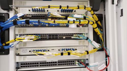 Arista data center switches at a Comcast national data center